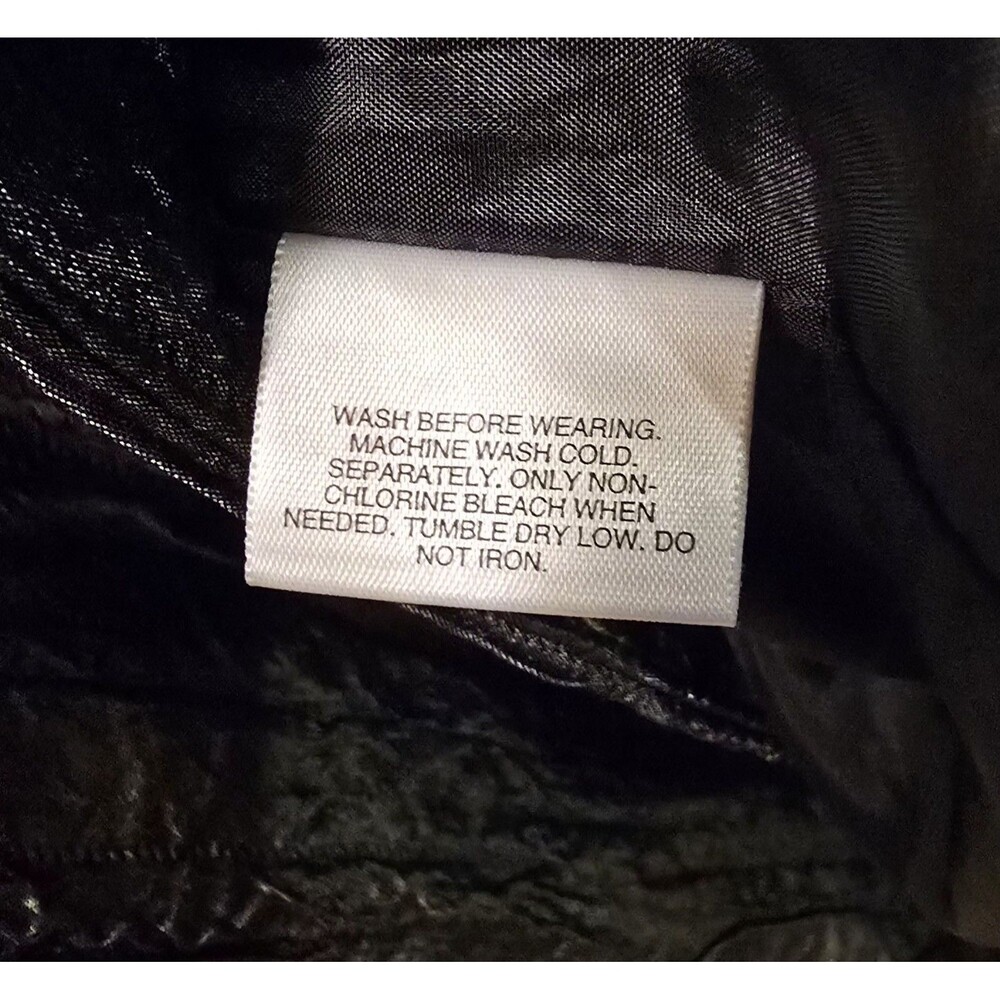 Apostrophe Textured Button Front Jacket Black 3/4… - image 4